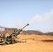 U.S. Marines fire artillery in support of combined arms exercise