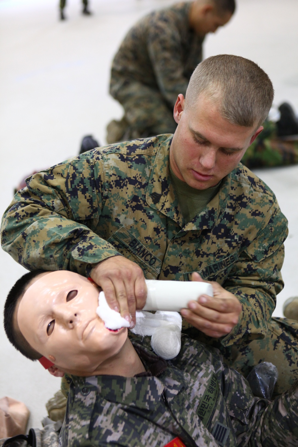 ROK, U.S. service members hone combat lifesaving skills