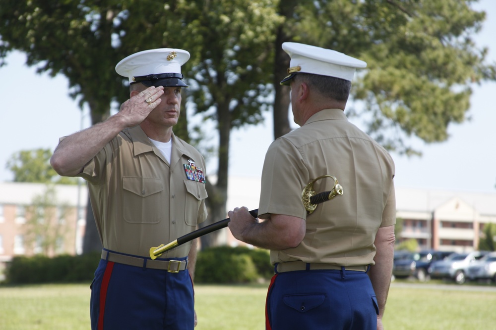 MCAS Cherry Point relief and appointment ceremony