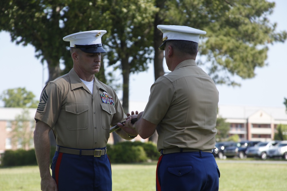 MCAS Cherry Point relief and appointment ceremony