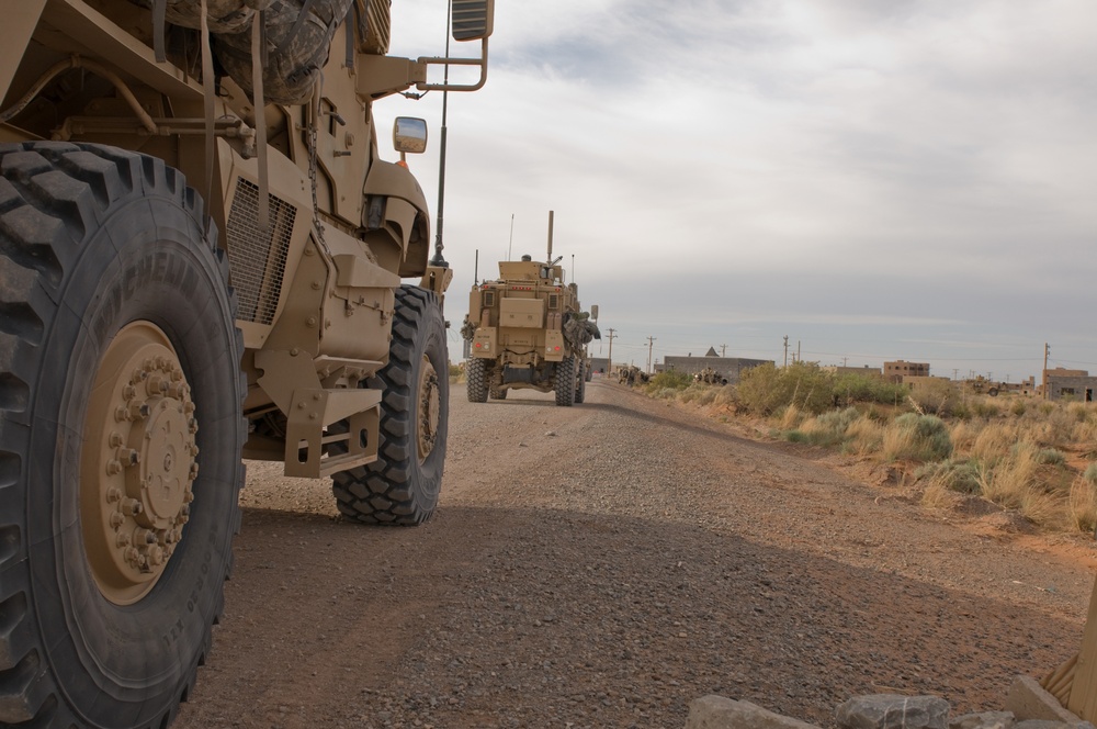 MRAP and M-ATV provide protection for assault