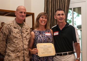 Wives help Marine children go to college