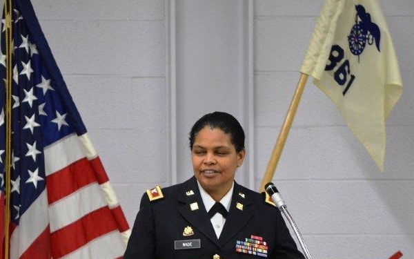 861st QM Company farewell ceremony