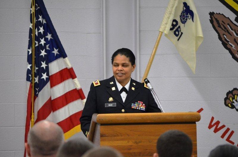 861st QM Company farewell ceremony
