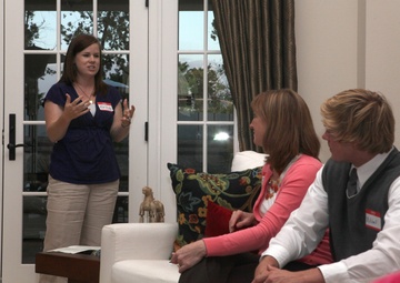 Wives help Marine children go to college