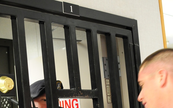 153 SFS: Guarding the Guard gate