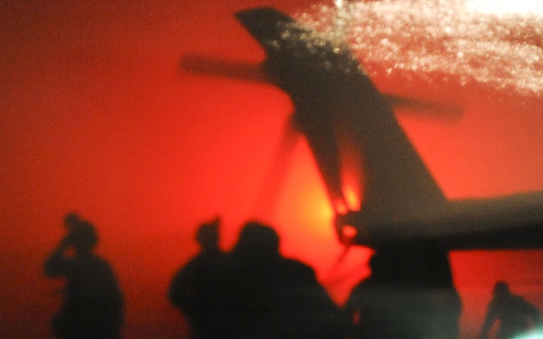 Marines fly by night, recover friendlies