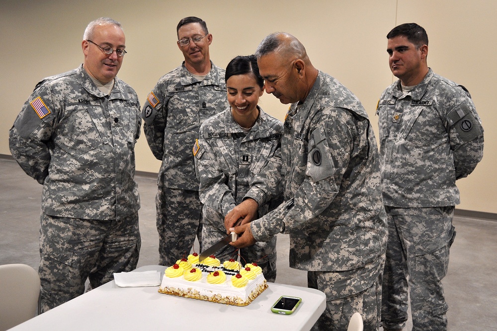 2206th MSB Battle Assemly cake cutting in El Paso, Texas