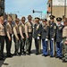 Illinois State Troopers and 85th Support Command Soldiers pose before the Chicago &quot;Cinco de Mayo&quot; parade