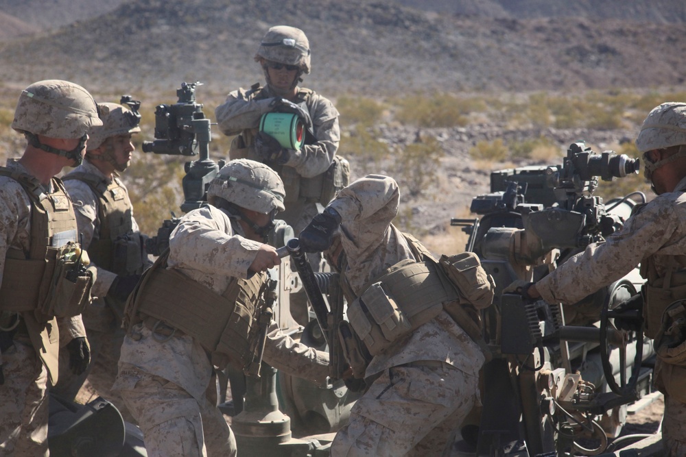 11th Marine Regiment Desert Firing Exercise