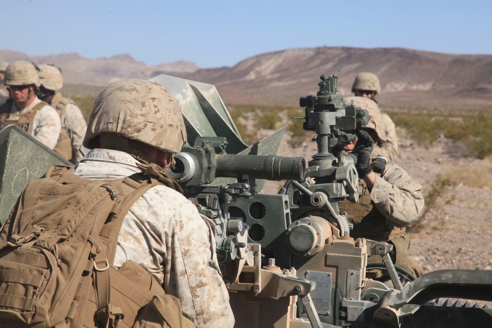 11th Marine Regiment Desert Firing Exercise