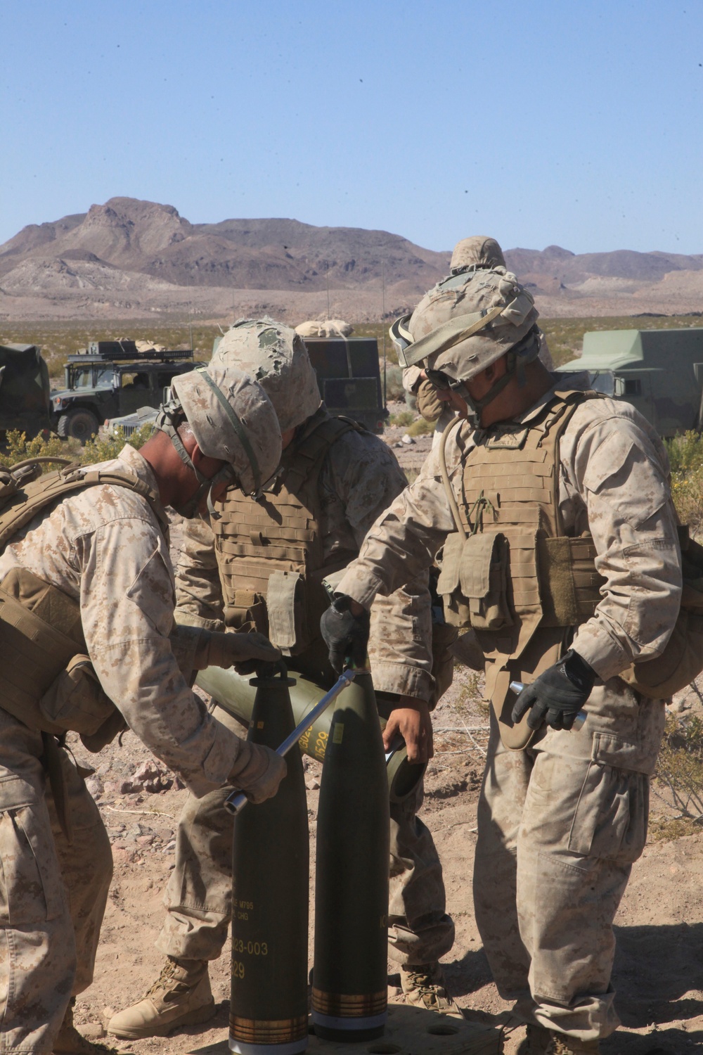 11th Marine Regiment Desert Firing Exercise