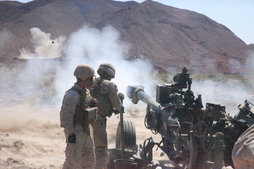 11th Marine Regiment Desert Firing Exercise