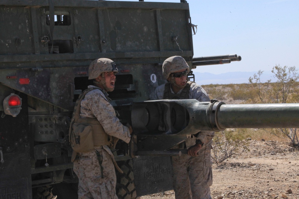 11th Marine Regiment Desert Firing Exercise