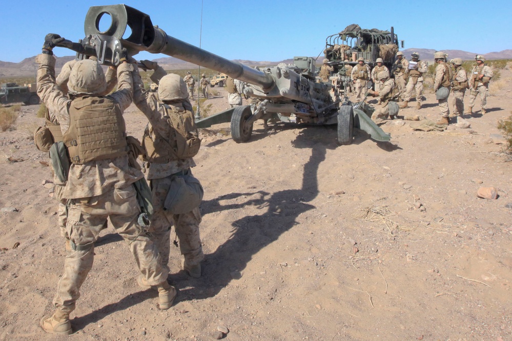 11th Marine Regiment Desert Firing Exercise