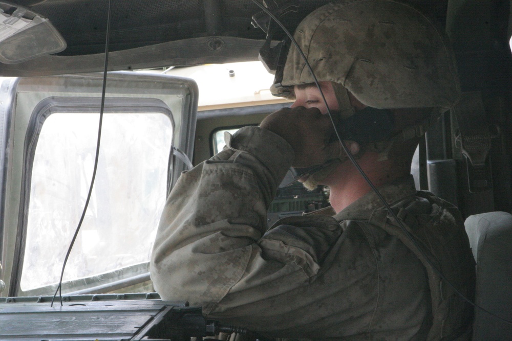 11th Marine Regiment's Desert Fire Exercise