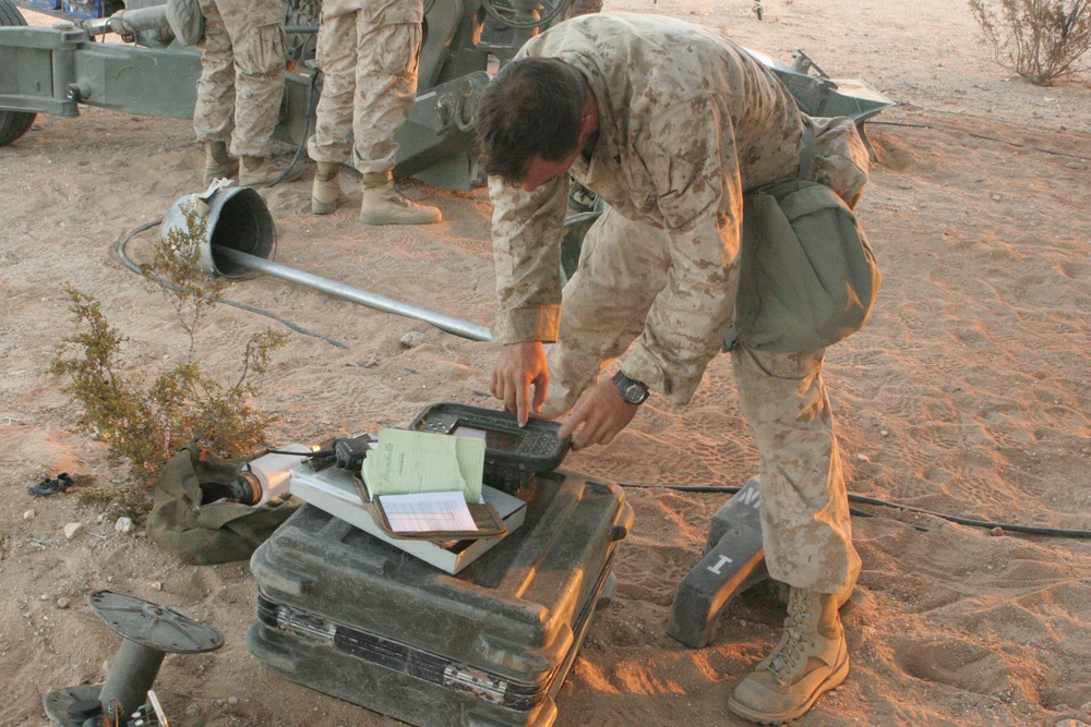 11th Marine Regiment Desert Firing Exercise