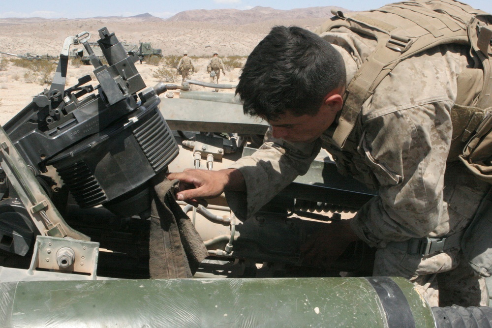 11th Marine Regiment Desert Firing Exercise