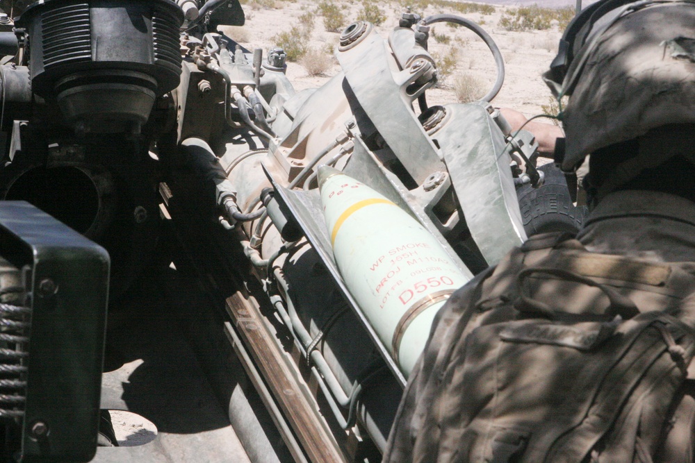 11th Marine Regiment Desert Firing Exercise