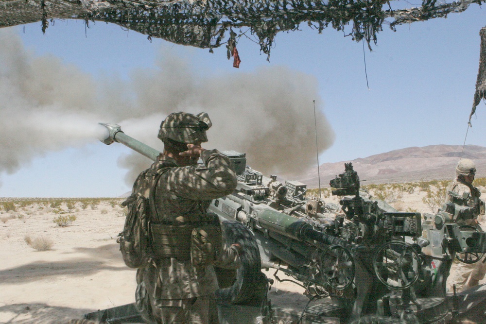 11th Marine Regiment Desert Firing Exercise