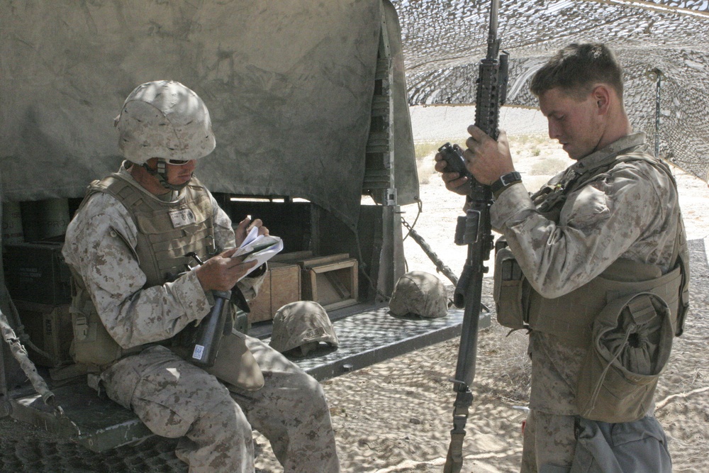 11th Marine Regiment Desert Firing Exercise