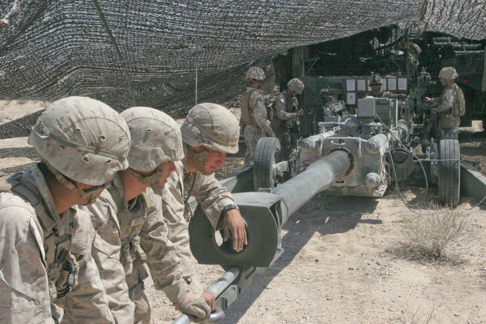 11th Marine Regiment Desert Firing Exercise