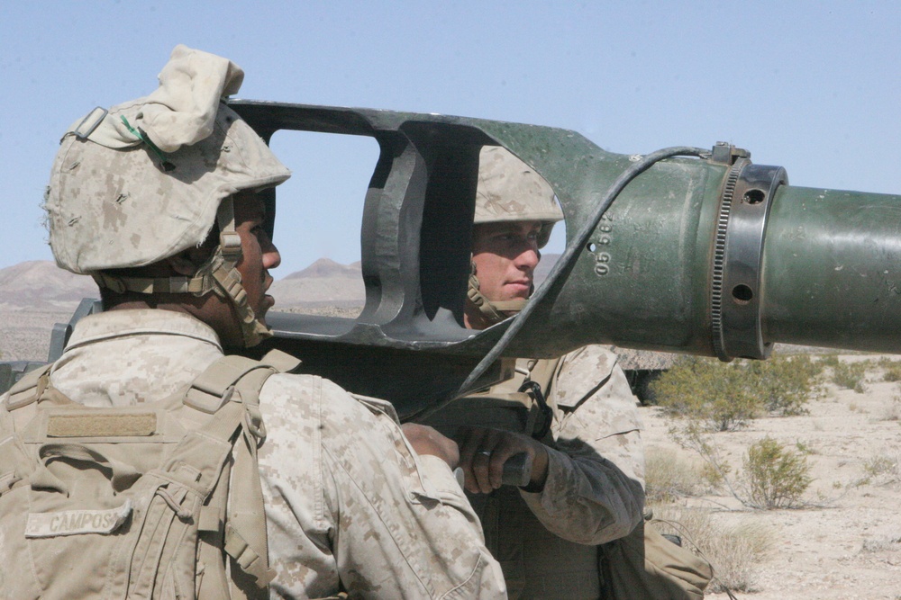 11th Marine Regiment Desert Firing Exercise