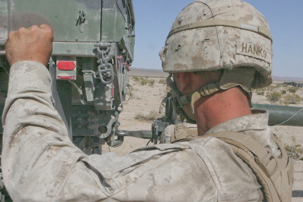 11th Marine Regiment Desert Firing Exercise