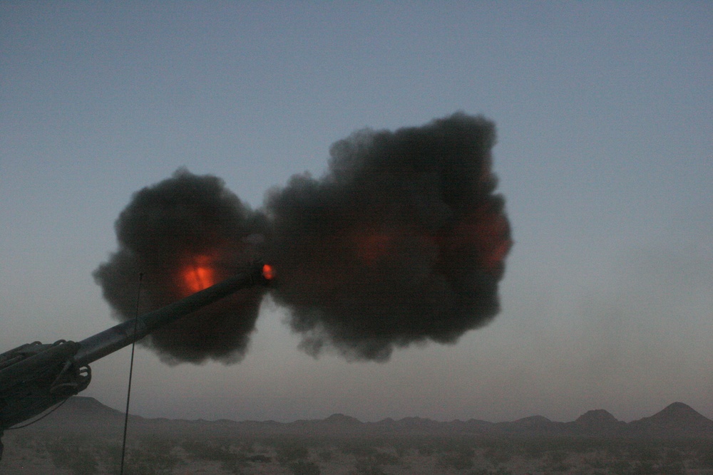 11th Marine Regiment Desert Firing Exercise