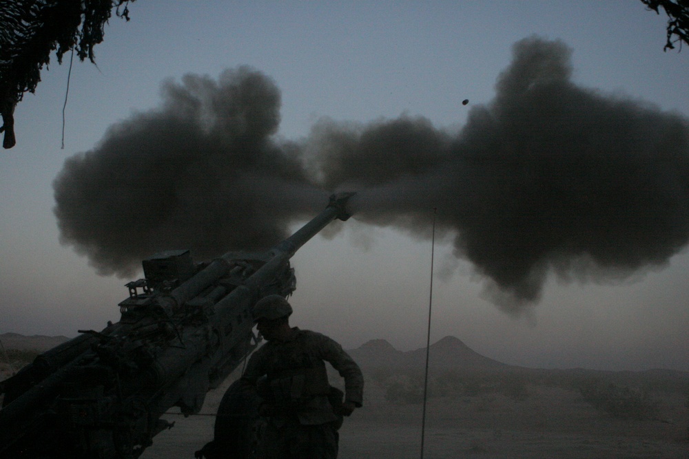 11th Marine Regiment Desert Firing Exercise