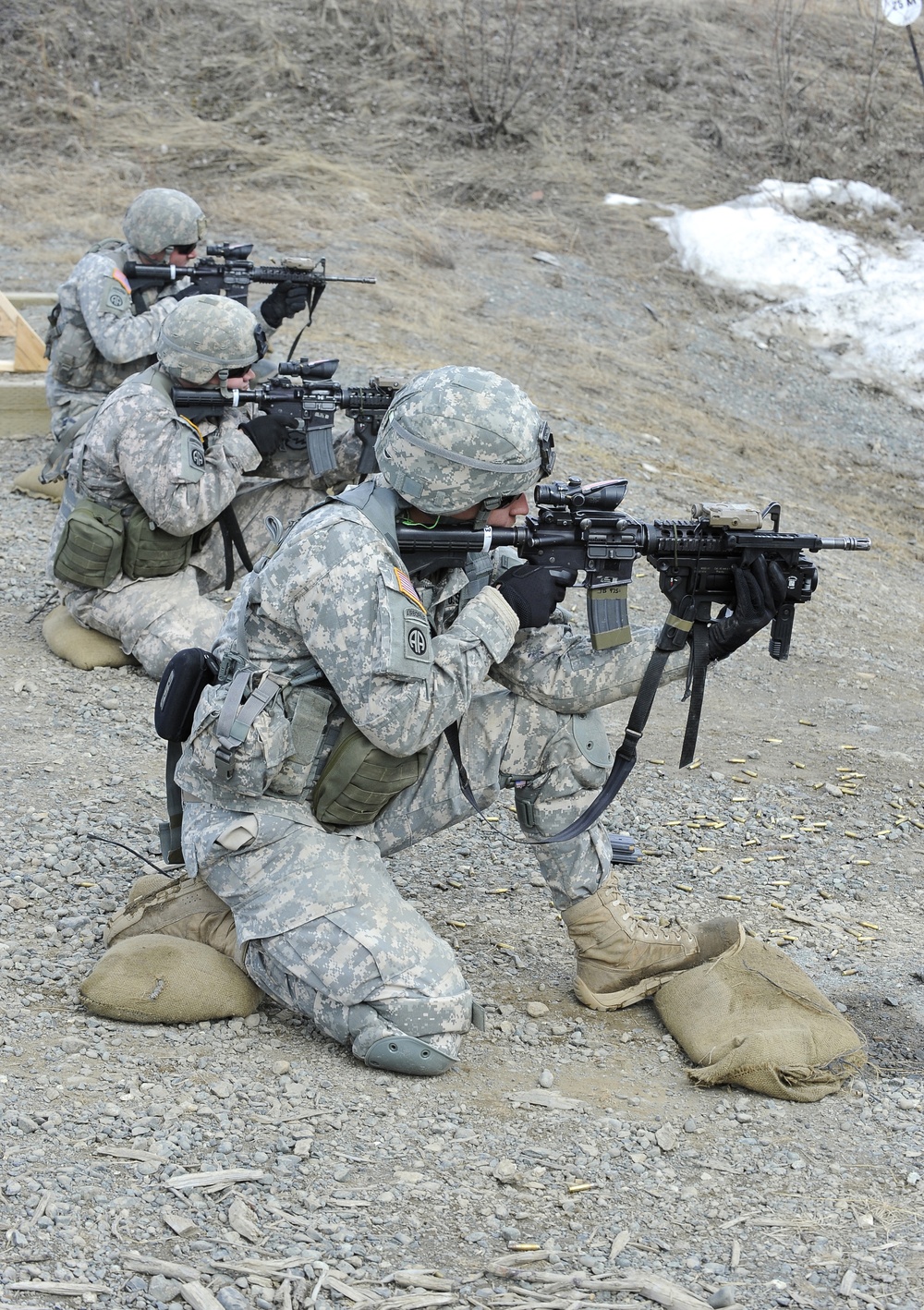 1-40th Cavalry Regiment (Airborne) buddy-team live fire