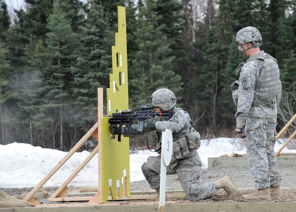 1-40th Cavalry Regiment (Airborne) buddy-team live fire