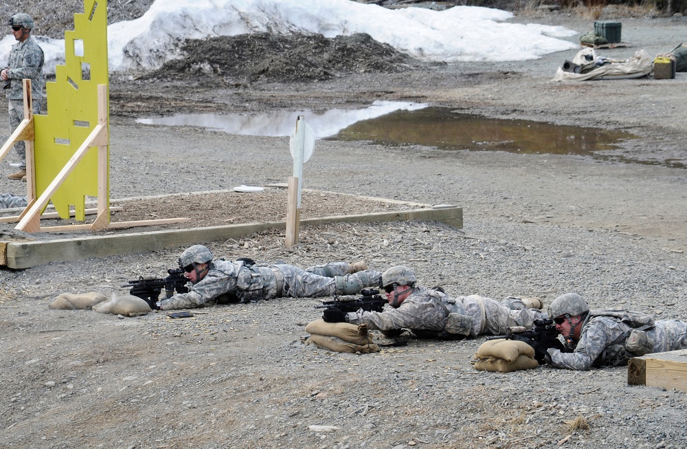 1-40th Cavalry Regiment (Airborne) buddy-team live fire