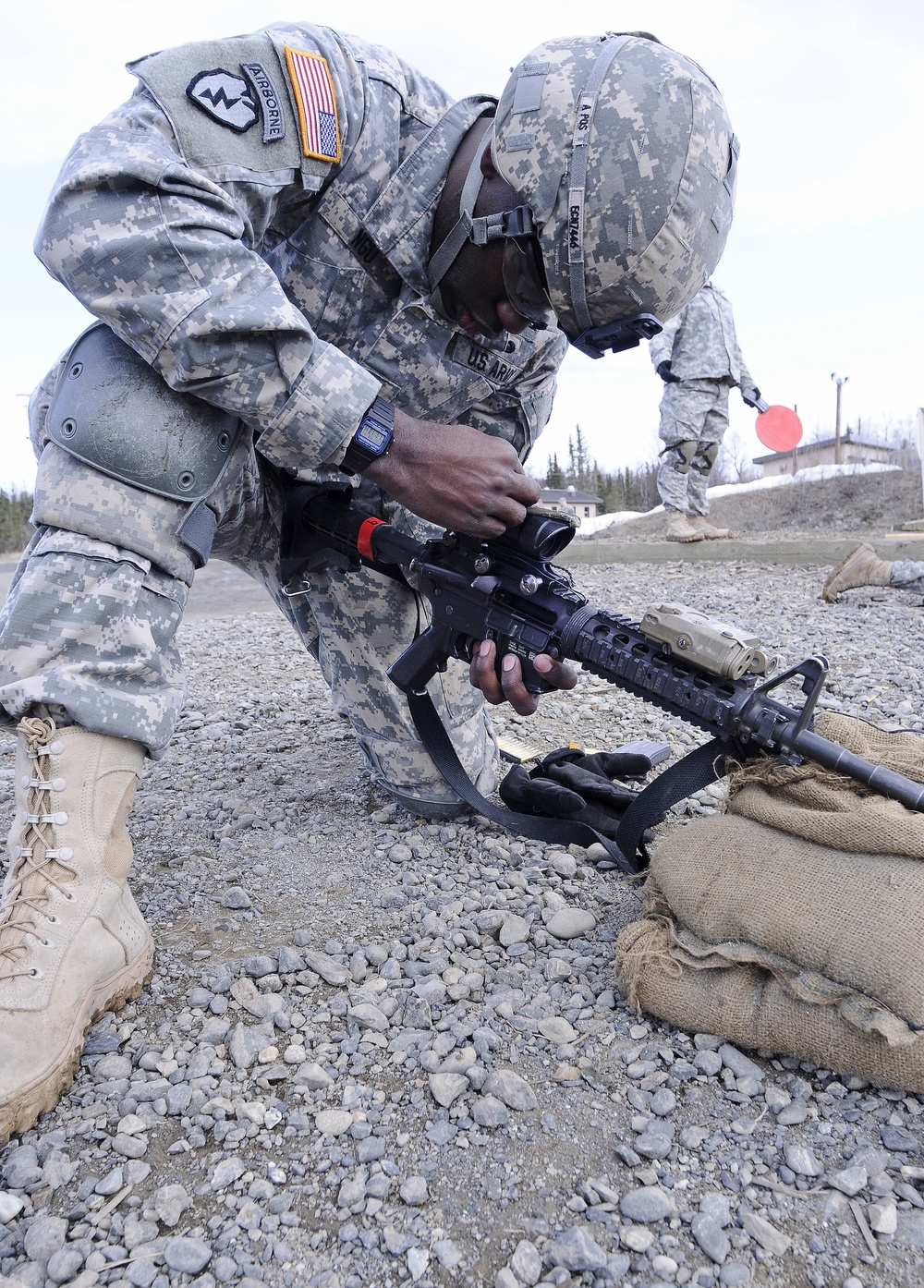 1-40th Cavalry Regiment (Airborne) buddy-team live fire