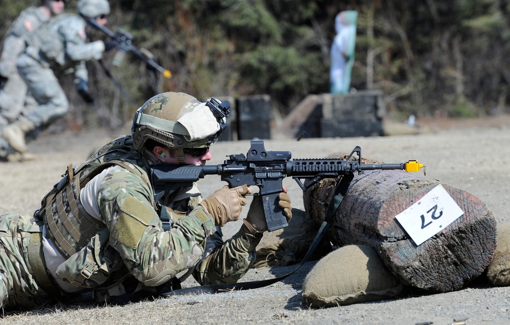 1-40th Cavalry Regiment (Airborne) Buddy-Team Live Fire