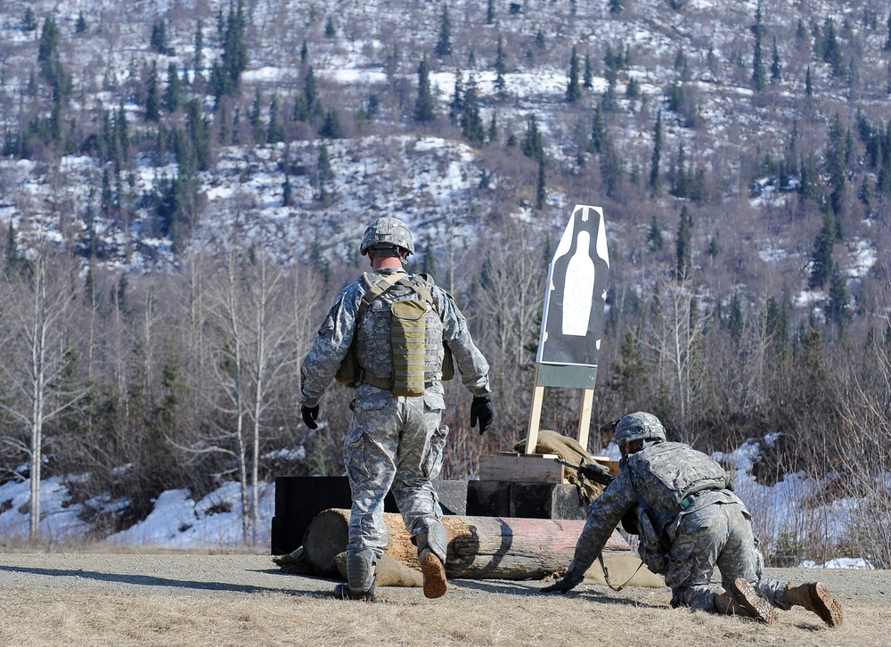 1-40th Cavalry Regiment (Airborne) buddy-team live fire