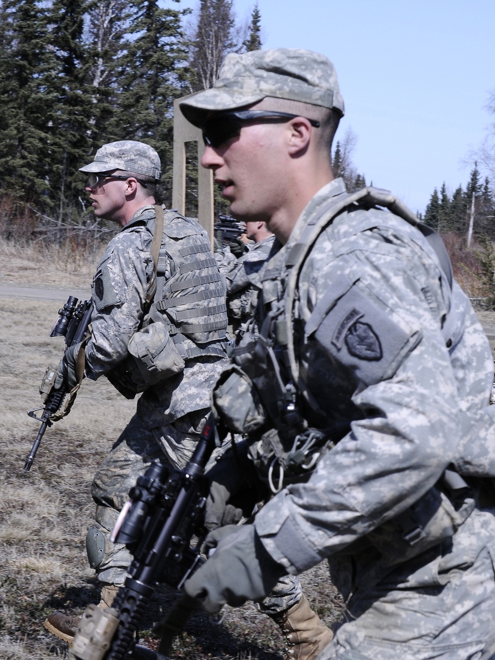 1-40th Cavalry Regiment (Airborne) buddy-team live fire