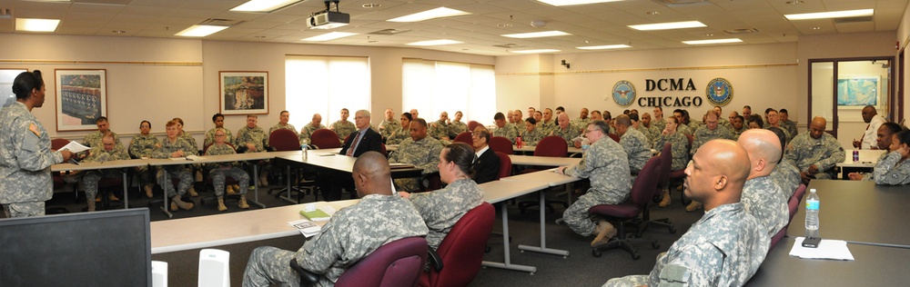 Retired Army Maj. Gen. James Mukoyama speaks at Asian American observance