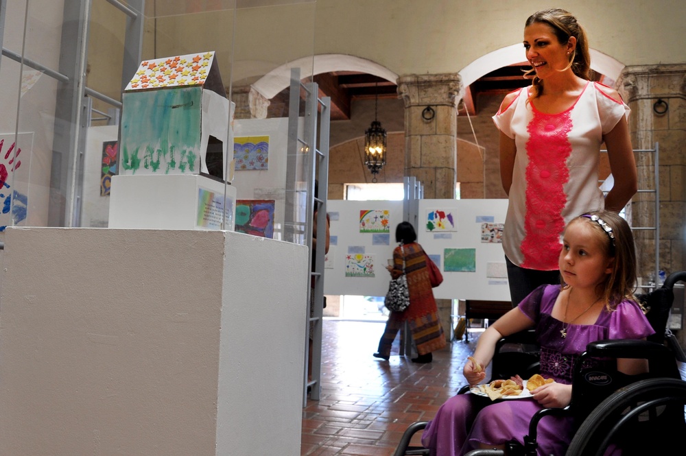 Oncology on Canvas on display