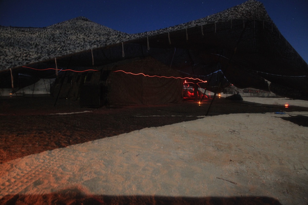 11th Marine Regiment Desert Fire Exercise