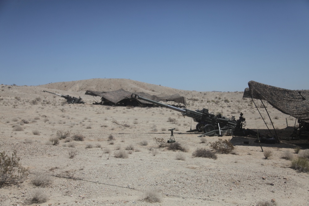 11th Marine Regiment Dserrt Fire Exercise