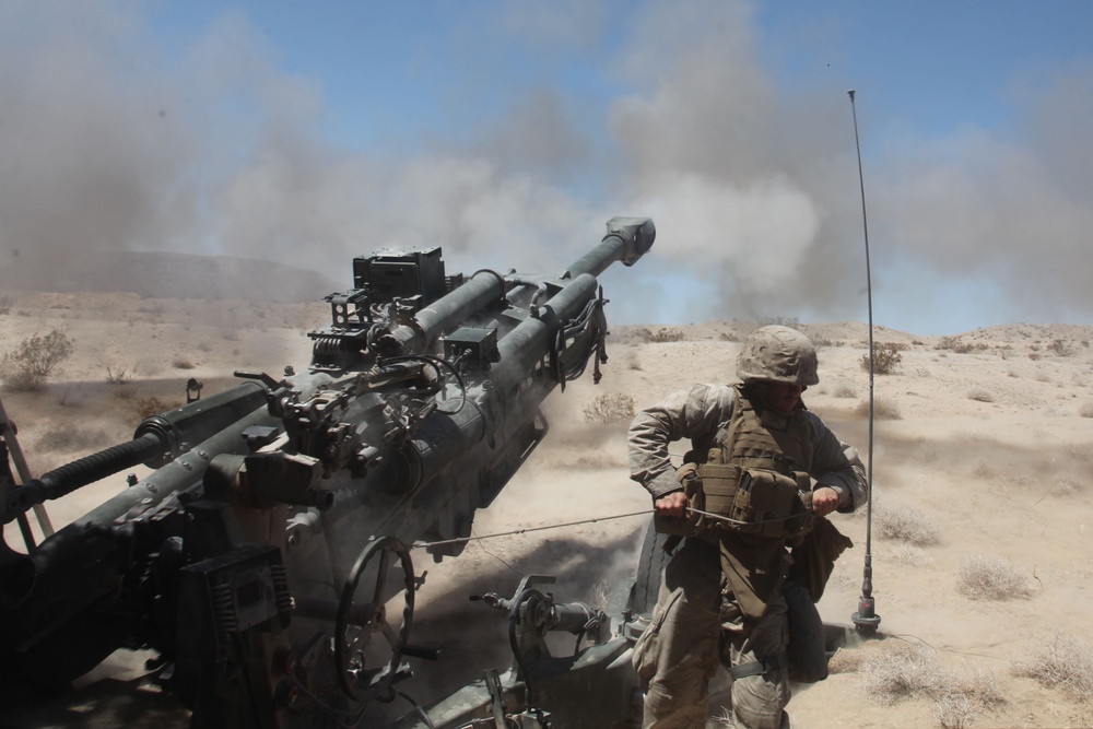 11th Marine Regiment Desert Fire Exercise