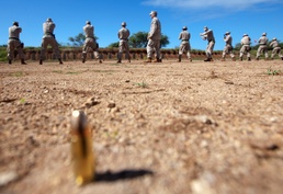 Marines practice new pistol qualify at the range