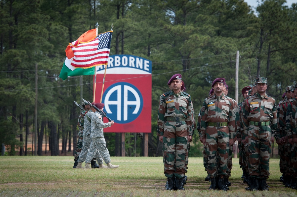 Annual India - US training at Bragg this year