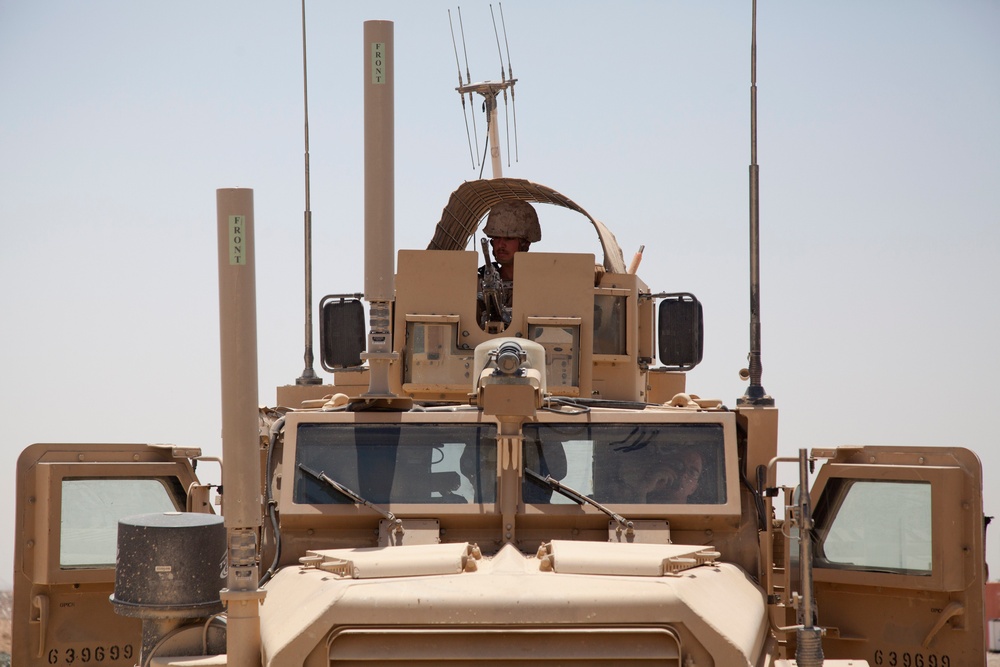 42nd Battalion Georgian Liaison Team 8 conducts resupply and retrograde
