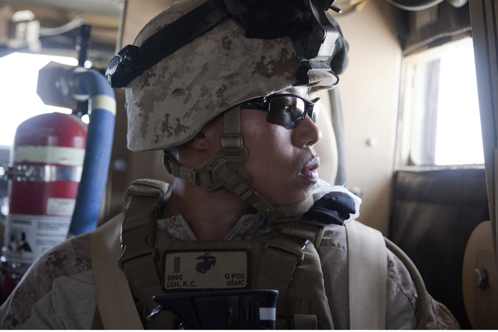 42nd Battalion Georgian Liaison Team 8 conducts resupply and retrograde