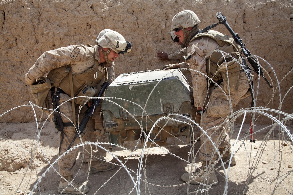 42nd Battalion Georgian Liaison Team 8 conducts resupply and retrograde