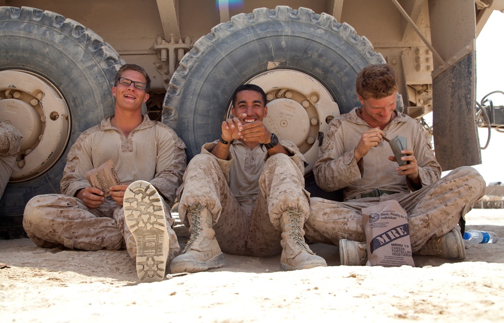 42nd Battalion Georgian Liaison Team 8 conducts resupply and retrograde
