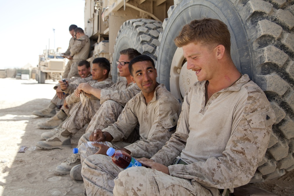 42nd Battalion Georgian Liaison Team 8 conducts resupply and retrograde
