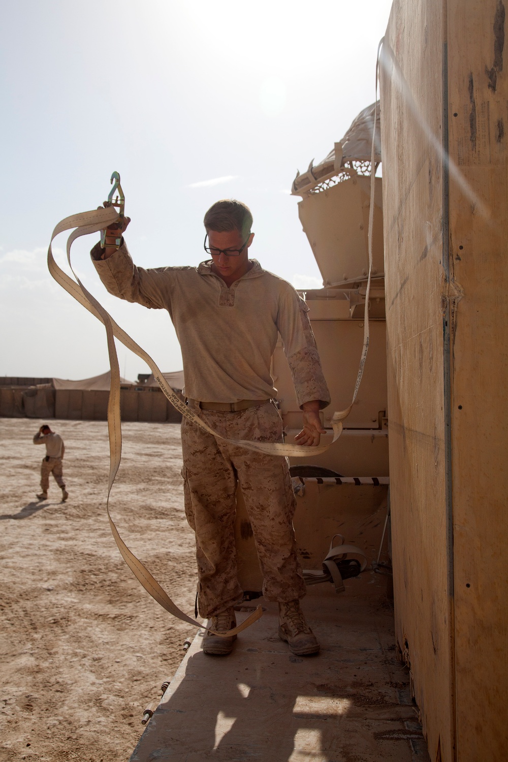 42nd Battalion Georgian Liaison Team 8 conducts resupply and retrograde